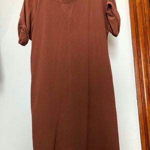 Everlane silk t shirt dress